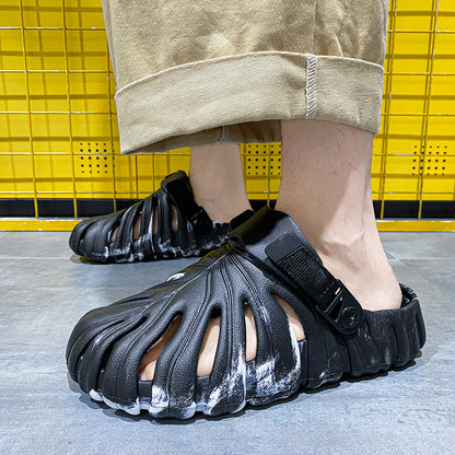 Variegated Monstera™ Slippers – by Happinest Home