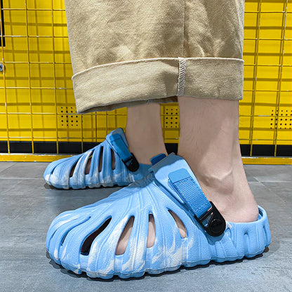 Variegated Monstera™ Slippers – by Happinest Home